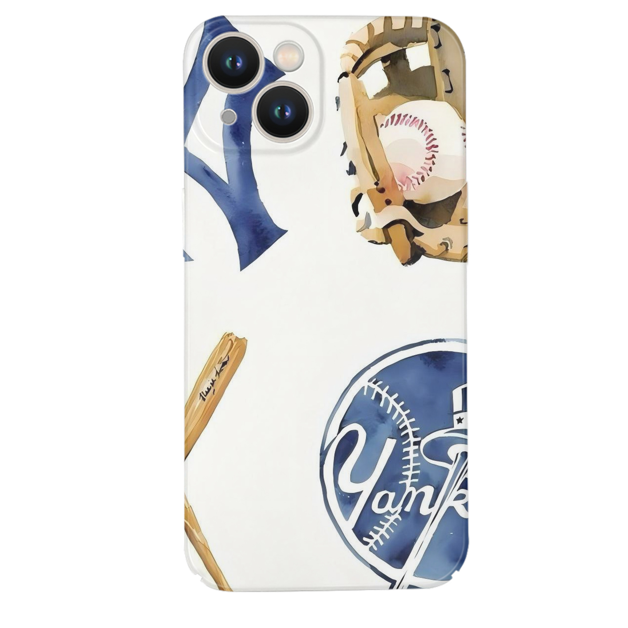 New York Yankees 119 IPhone 14 Series Full-Cover Hard Case – Shockproof With Raised Camera Protection – Precise Cutouts, Wireless Charging Compatible – Durable, Anti-Yellowing, Easy To Clean